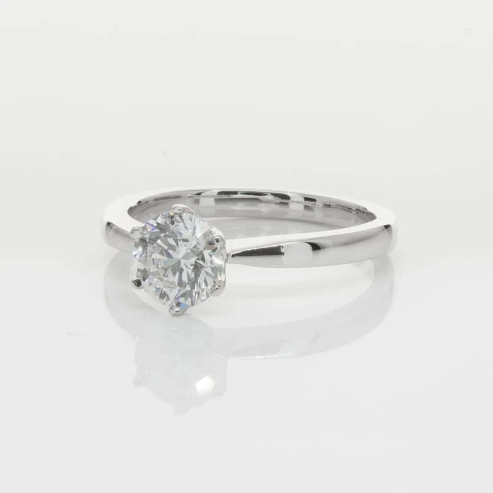 18ct White Gold 1.00ct Diamond Nova Ring