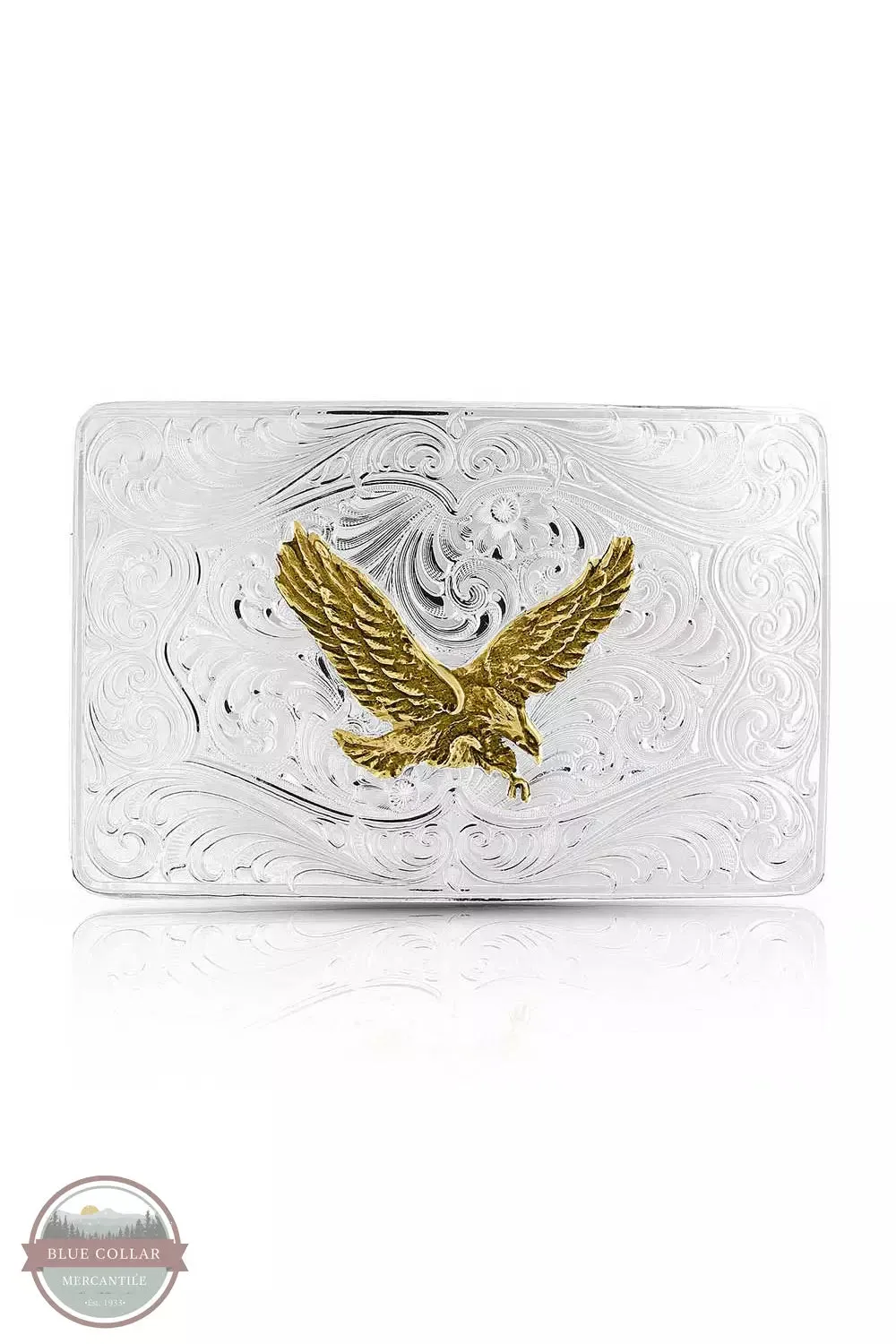 46510-249 Iconic Western Eagle Silver Buckle