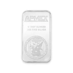 5 Oz Apmex 999 Fine Silver Bar