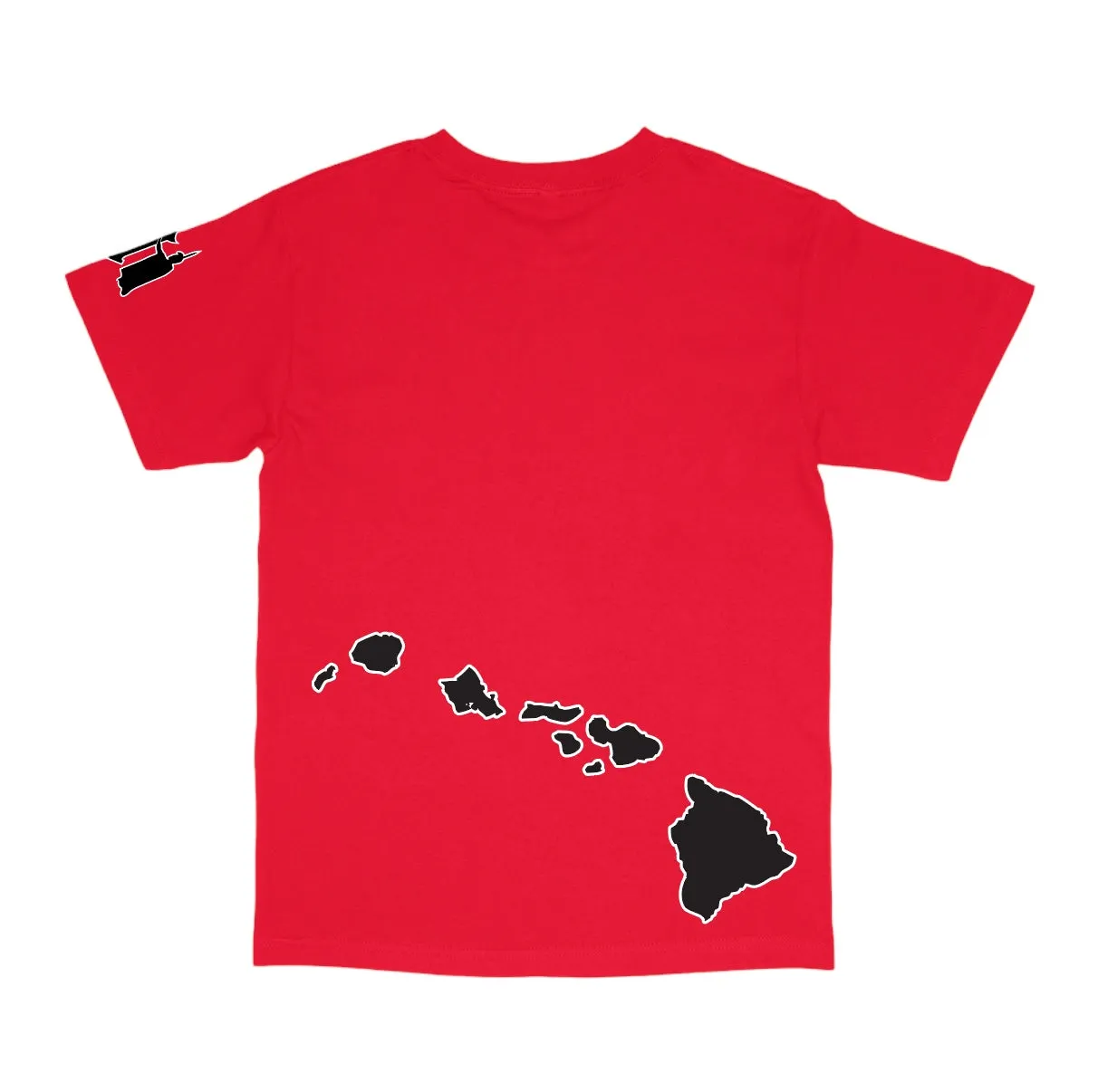 808ALLDAY Red Old English Stack T-Shirt