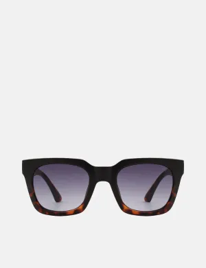 A. Kjaerbede Nancy Sunglasses - Black Demi Tortoise