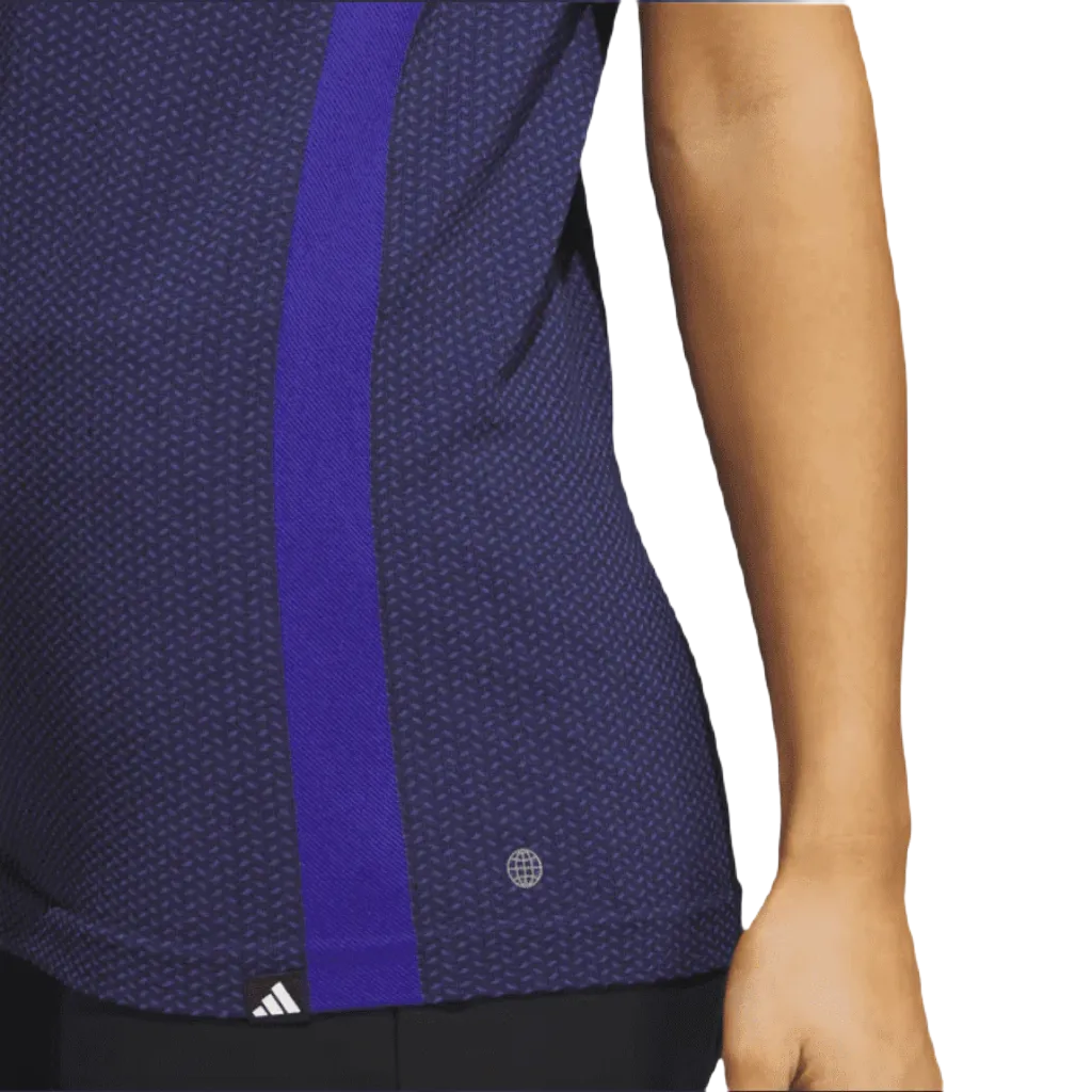 Adidas Ladies Ultimate365 Tour Sleeveless Golf Shirt - Blue