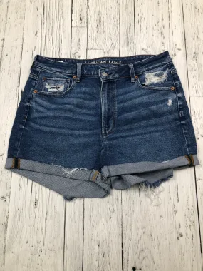 American Eagle distressed blue denim shorts - Hers L/12