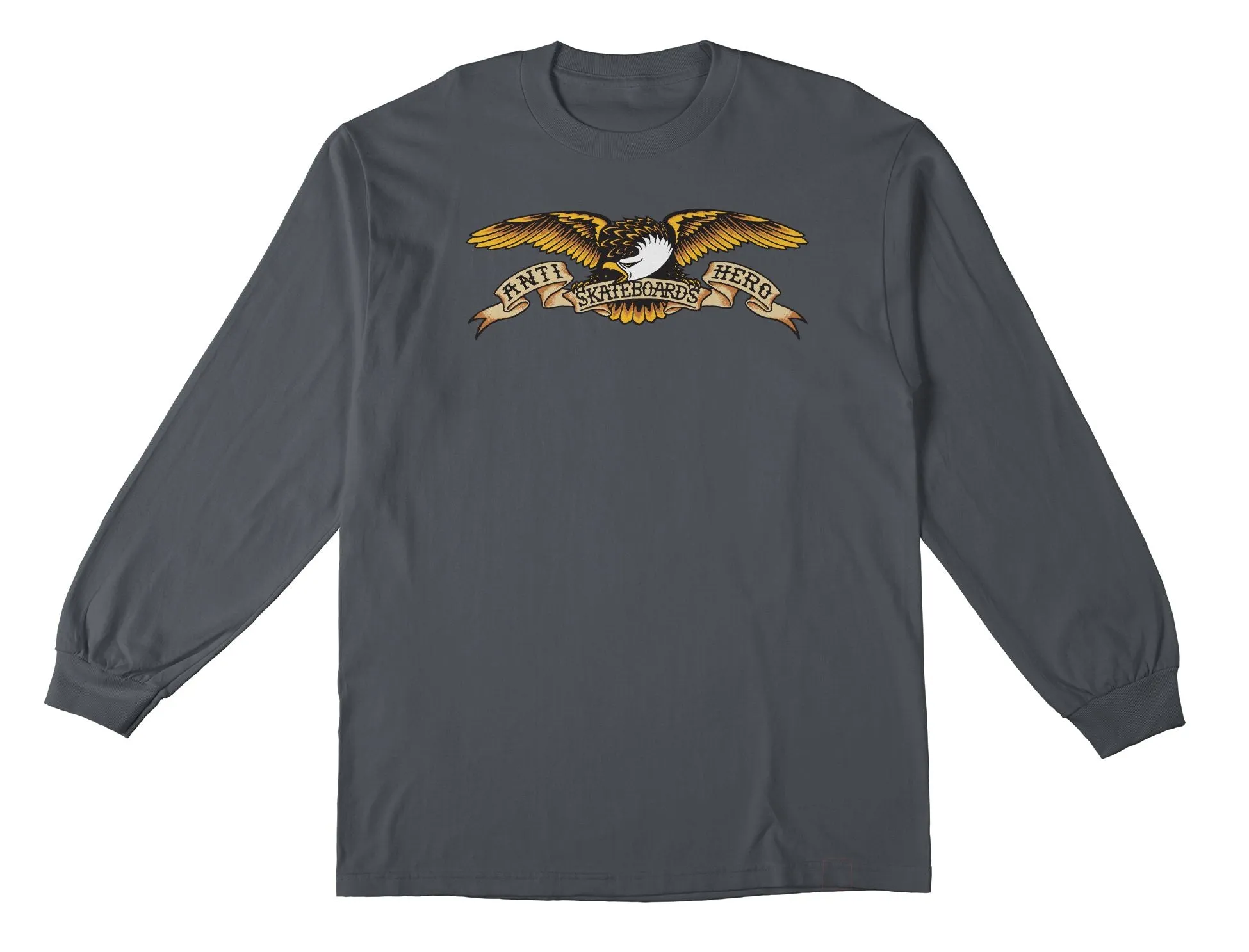 ANTI-HERO EAGLE L/S TEE - CHARCOAL