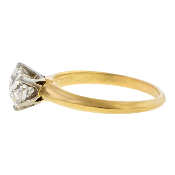 Antique Tiffany & Co. Solitaire Engagement Ring, Old Euro 1.20ct.