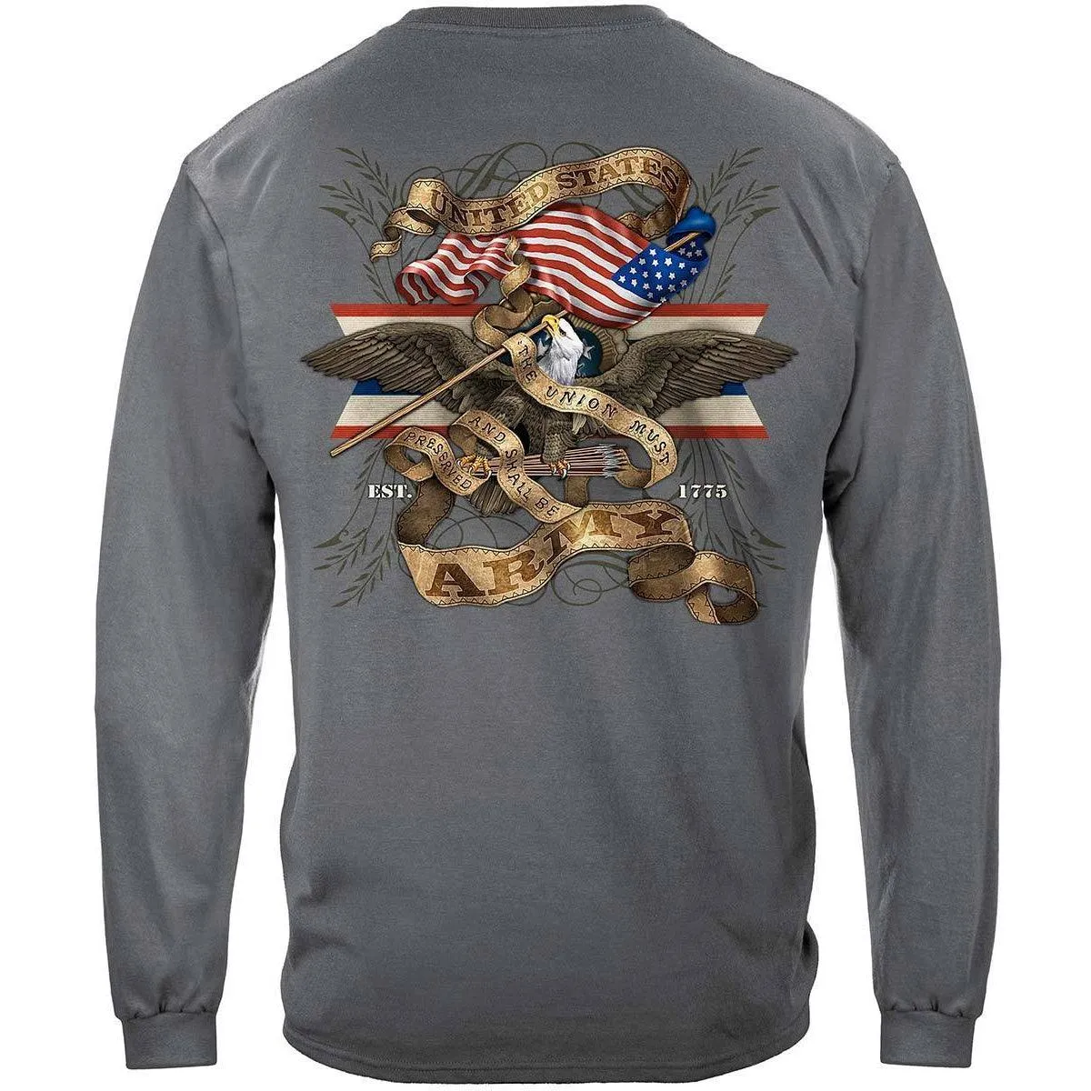 Army Eagle Antique This We'll Defend Premium T-Shirt