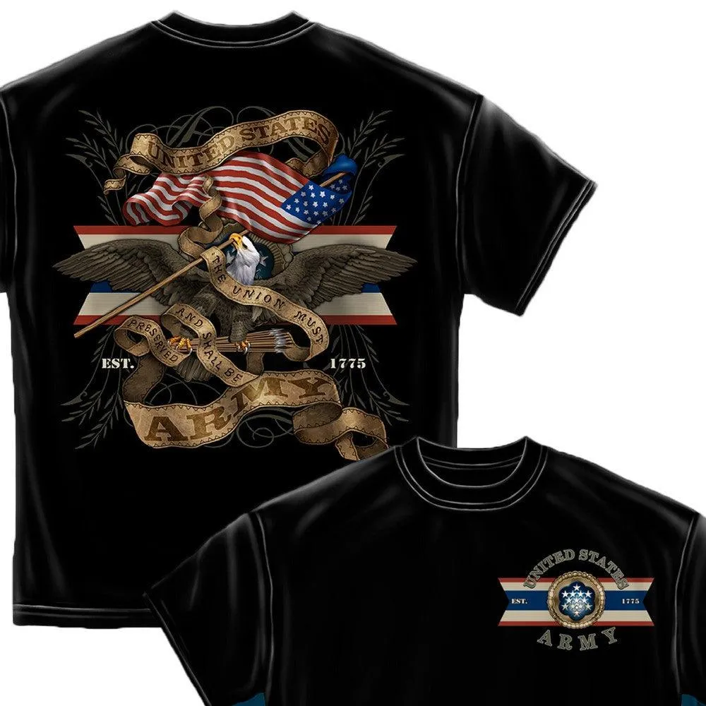 Army Eagle Antique This We'll Defend Premium T-Shirt