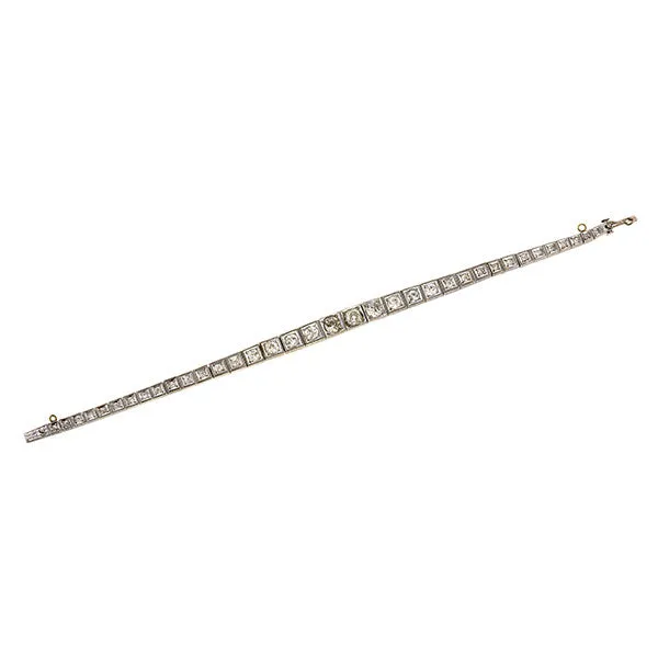 Art Deco Diamond Tennis Bracelet