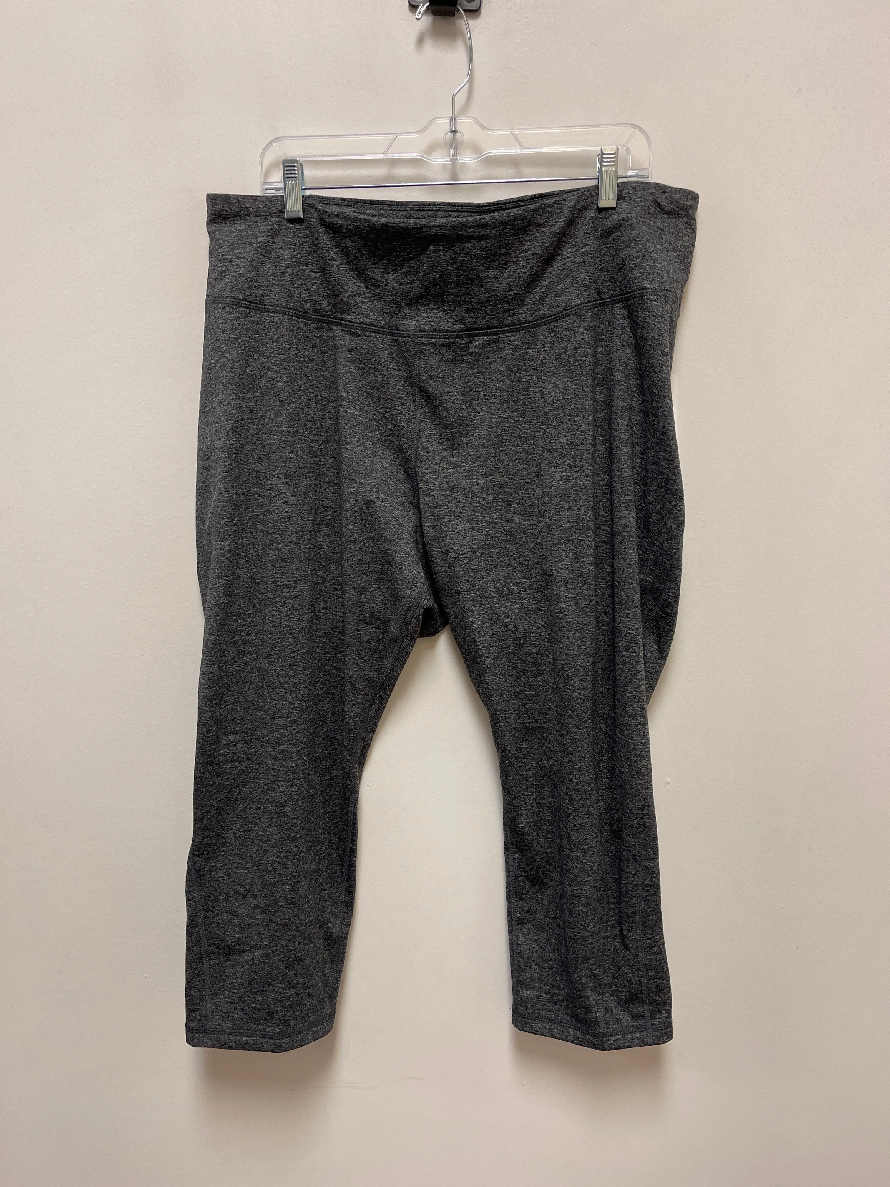 Athletic Leggings By Old Navy In Grey, Size: 2x