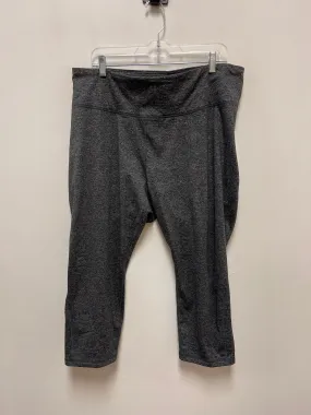 Athletic Leggings By Old Navy In Grey, Size: 2x