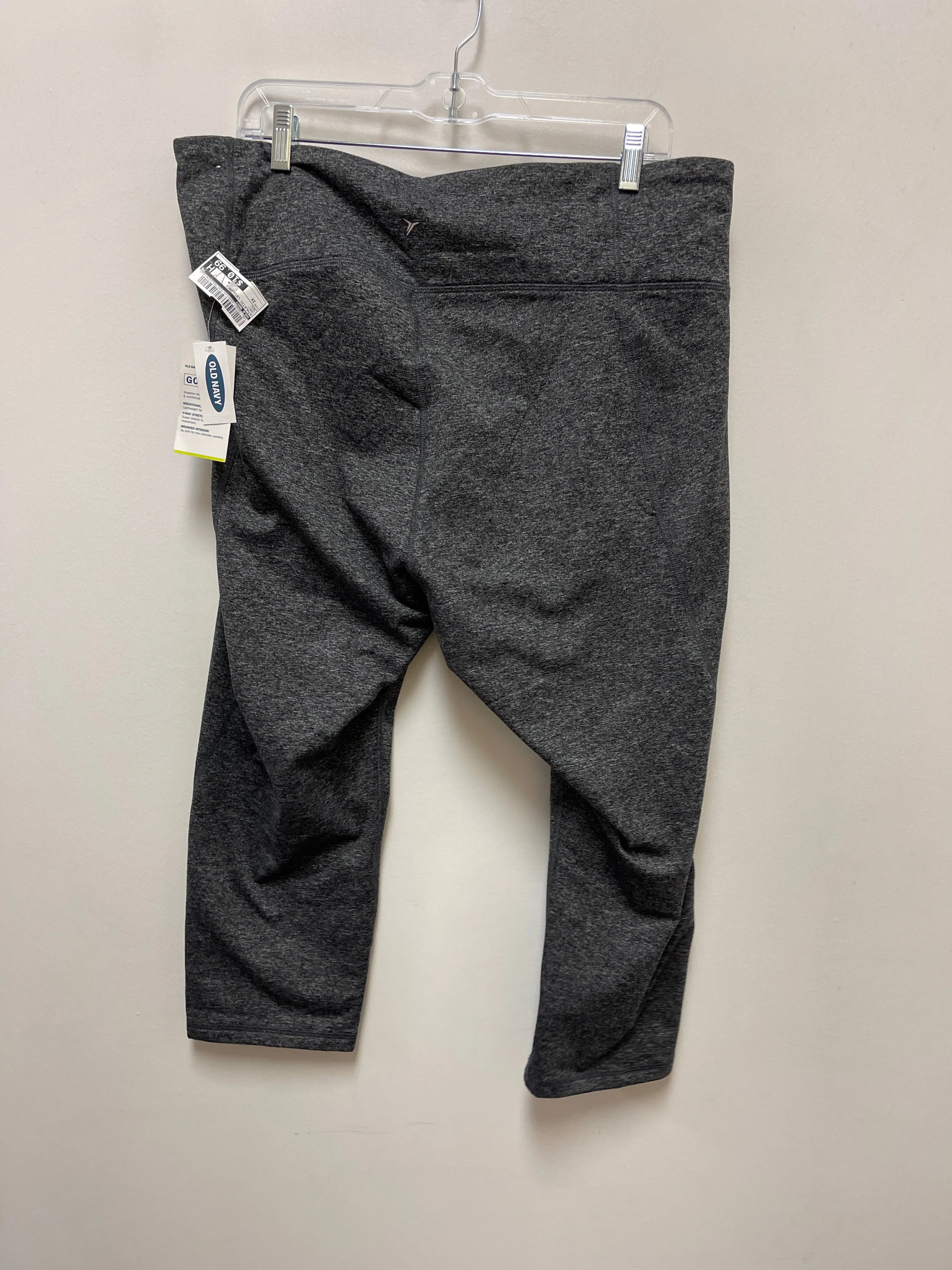 Athletic Leggings By Old Navy In Grey, Size: 2x