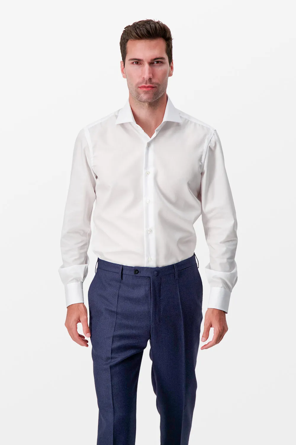 Barba Napoli White Classic Shirt