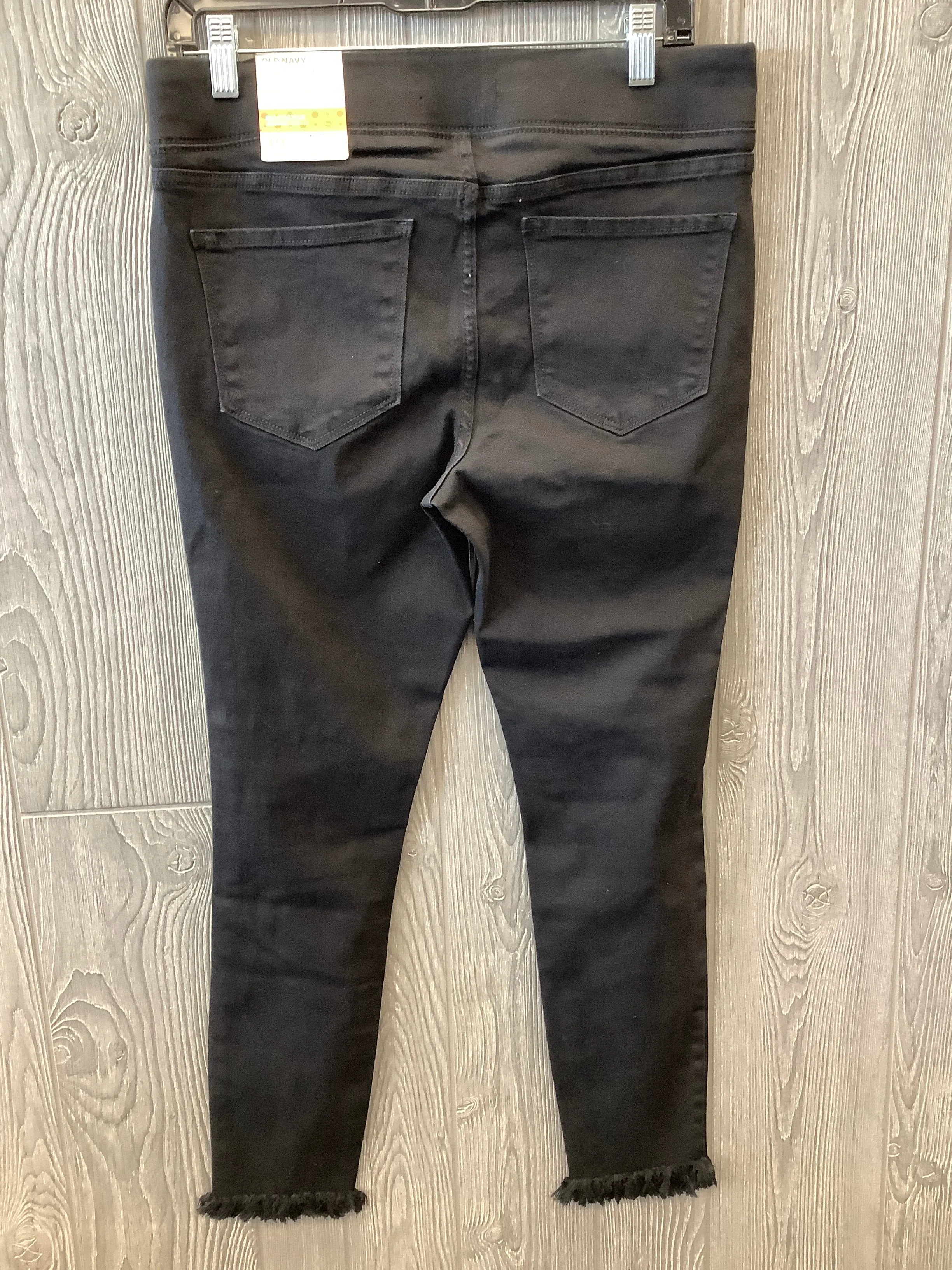 Black Denim Jeans Jeggings Old Navy, Size 10