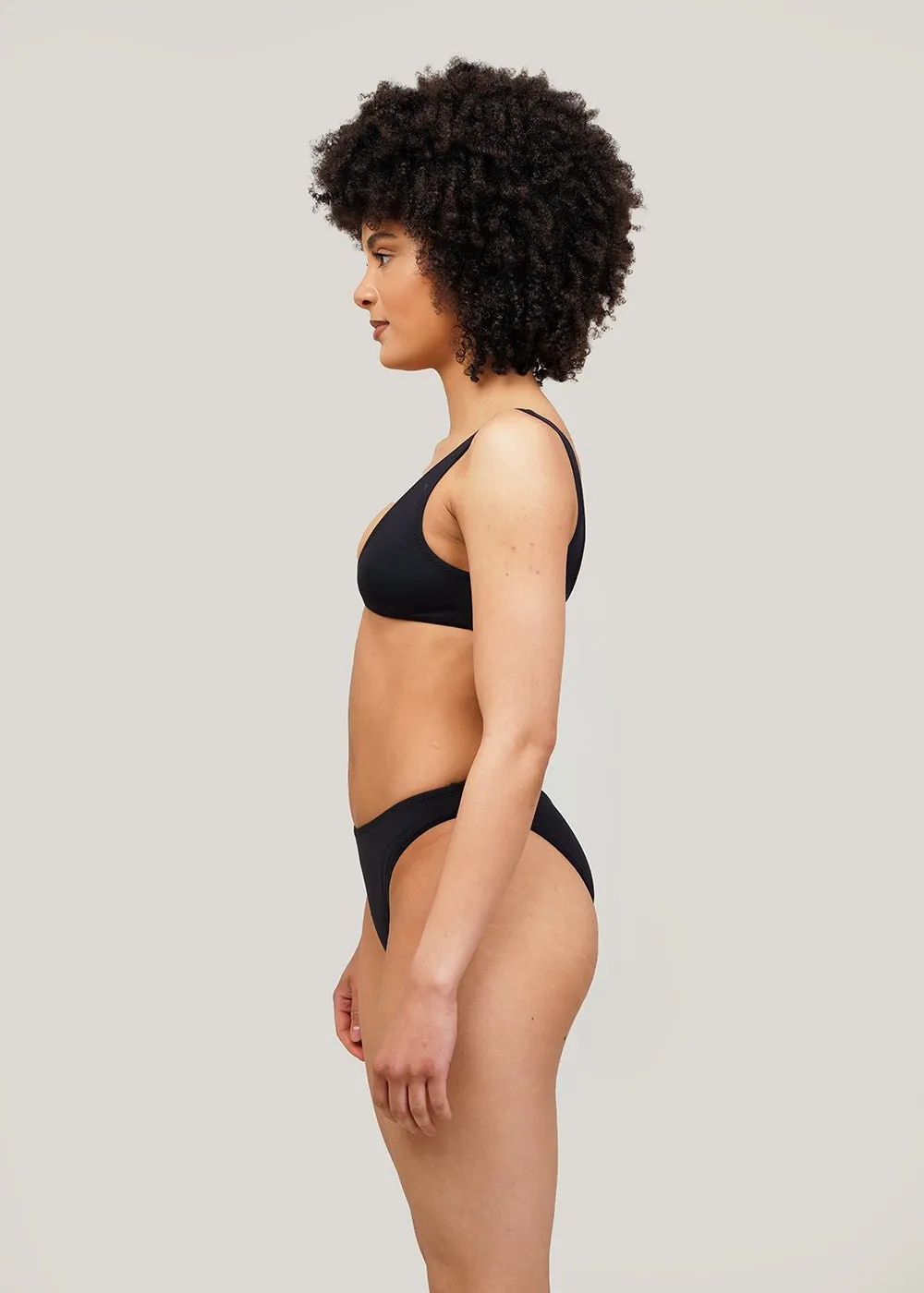 Black Lap Swim Brief