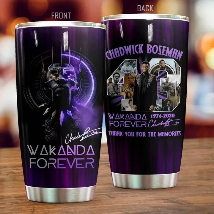 BLACK PANTHER TUMBLER WAKANDA FOREVER FP1