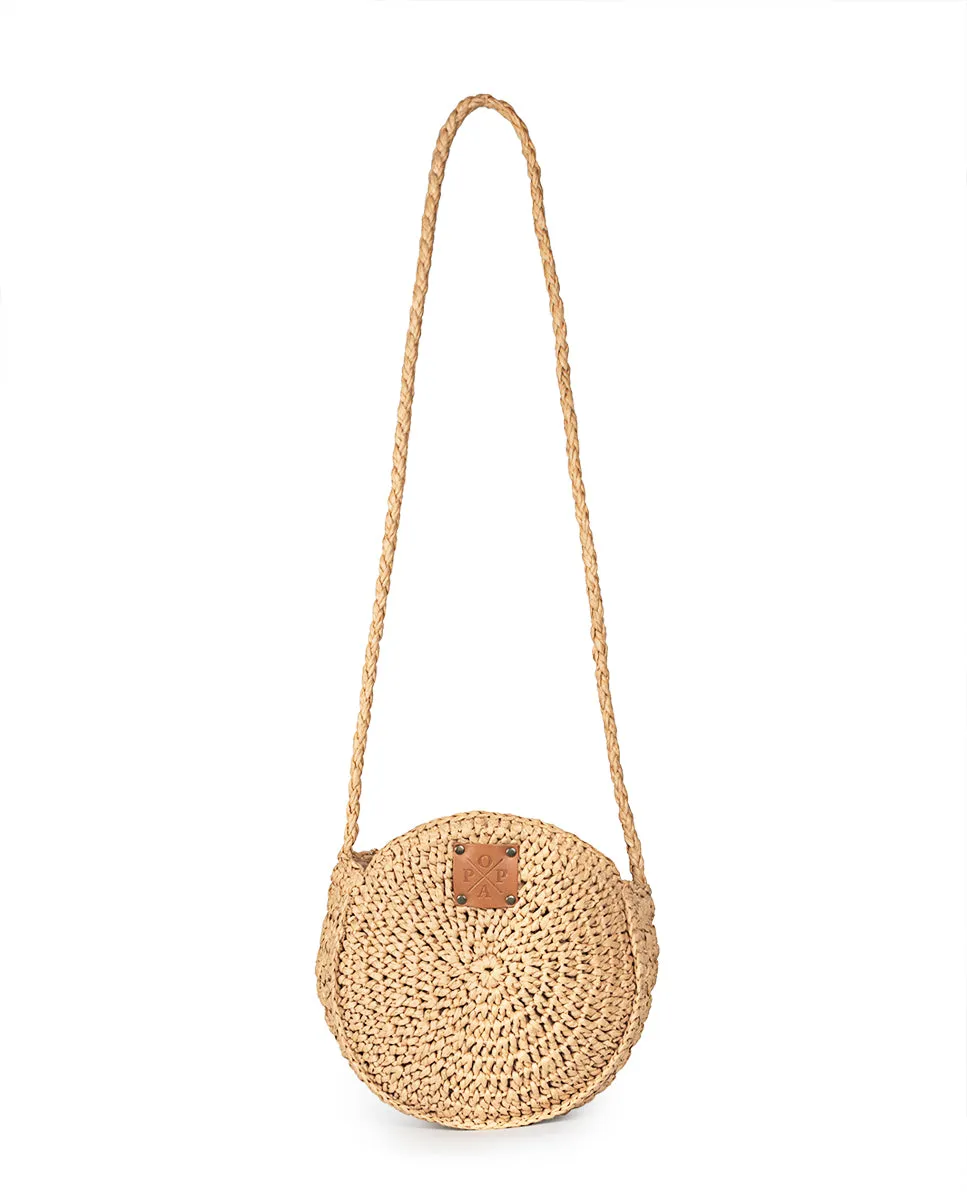 Bolso Leticia Rafia Camel