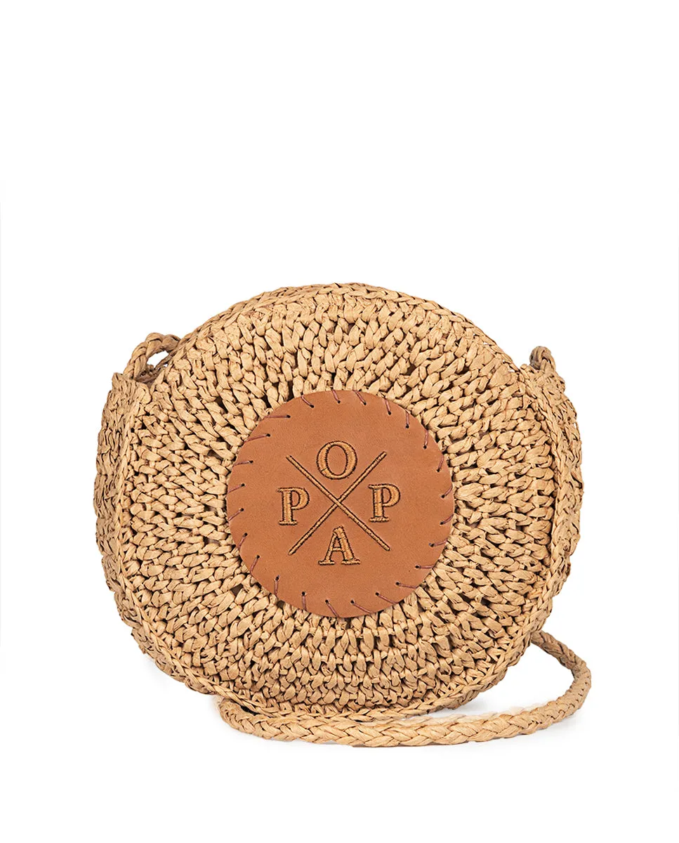 Bolso Leticia Rafia Camel