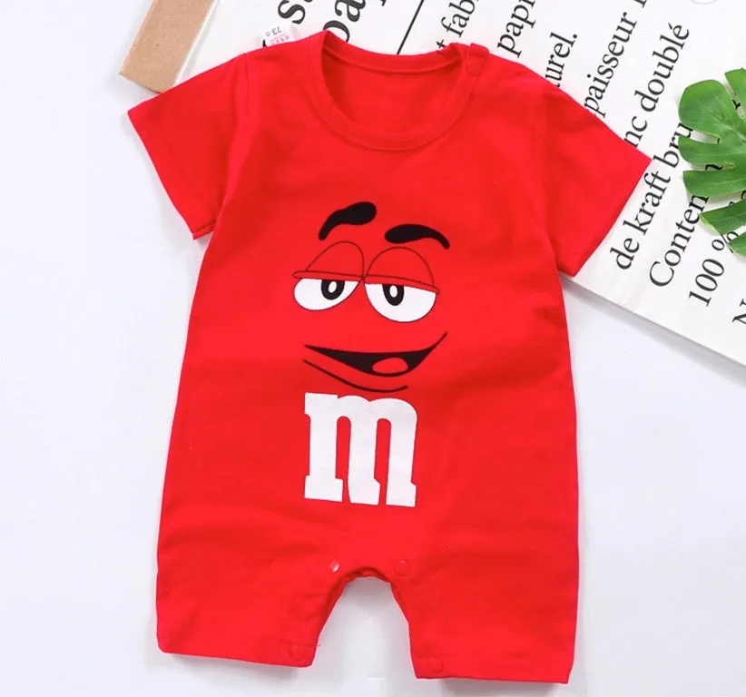 Boys And Girls M&M Rompers