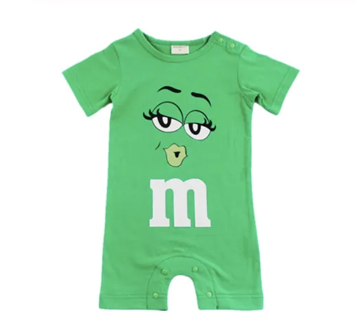 Boys And Girls M&M Rompers