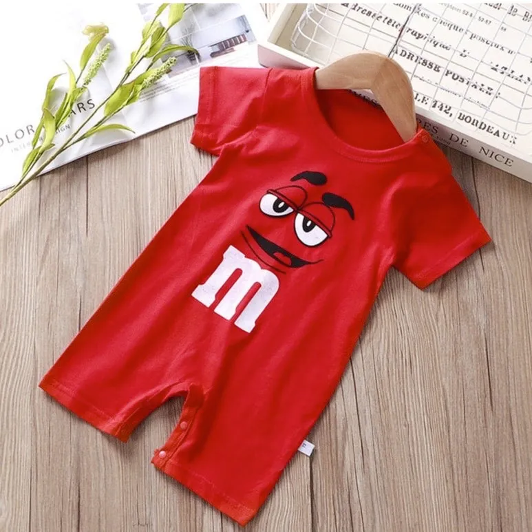 Boys And Girls M&M Rompers