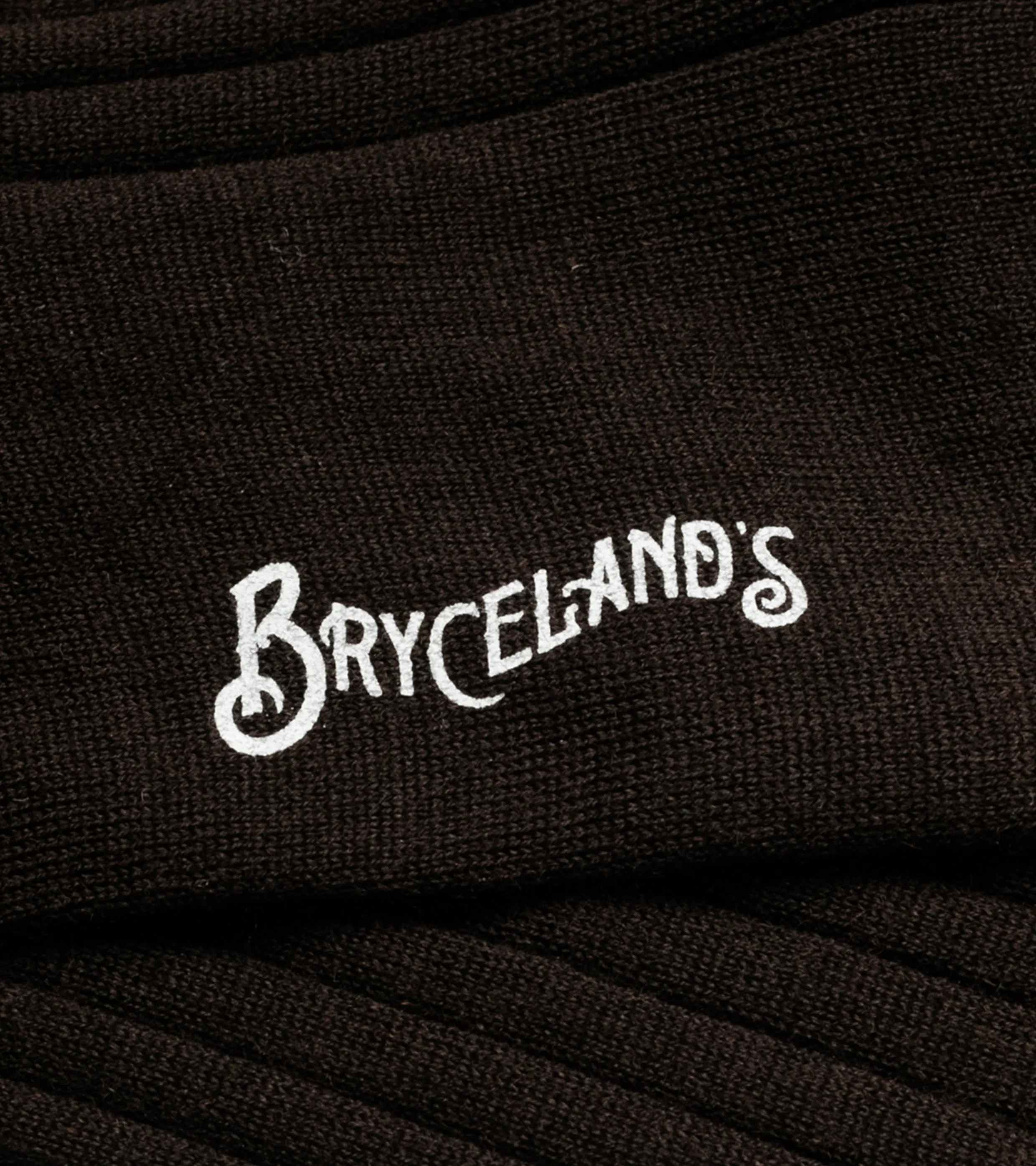 Bryceland's Wool Socks Brown