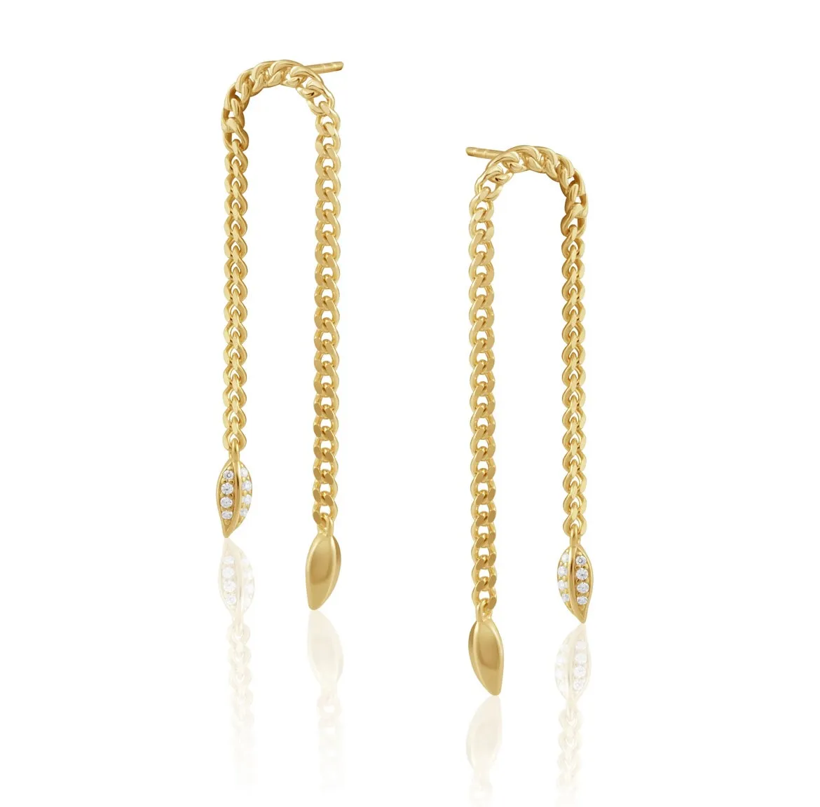 Charlotte Chain Drop Earrings