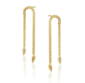 Charlotte Chain Drop Earrings