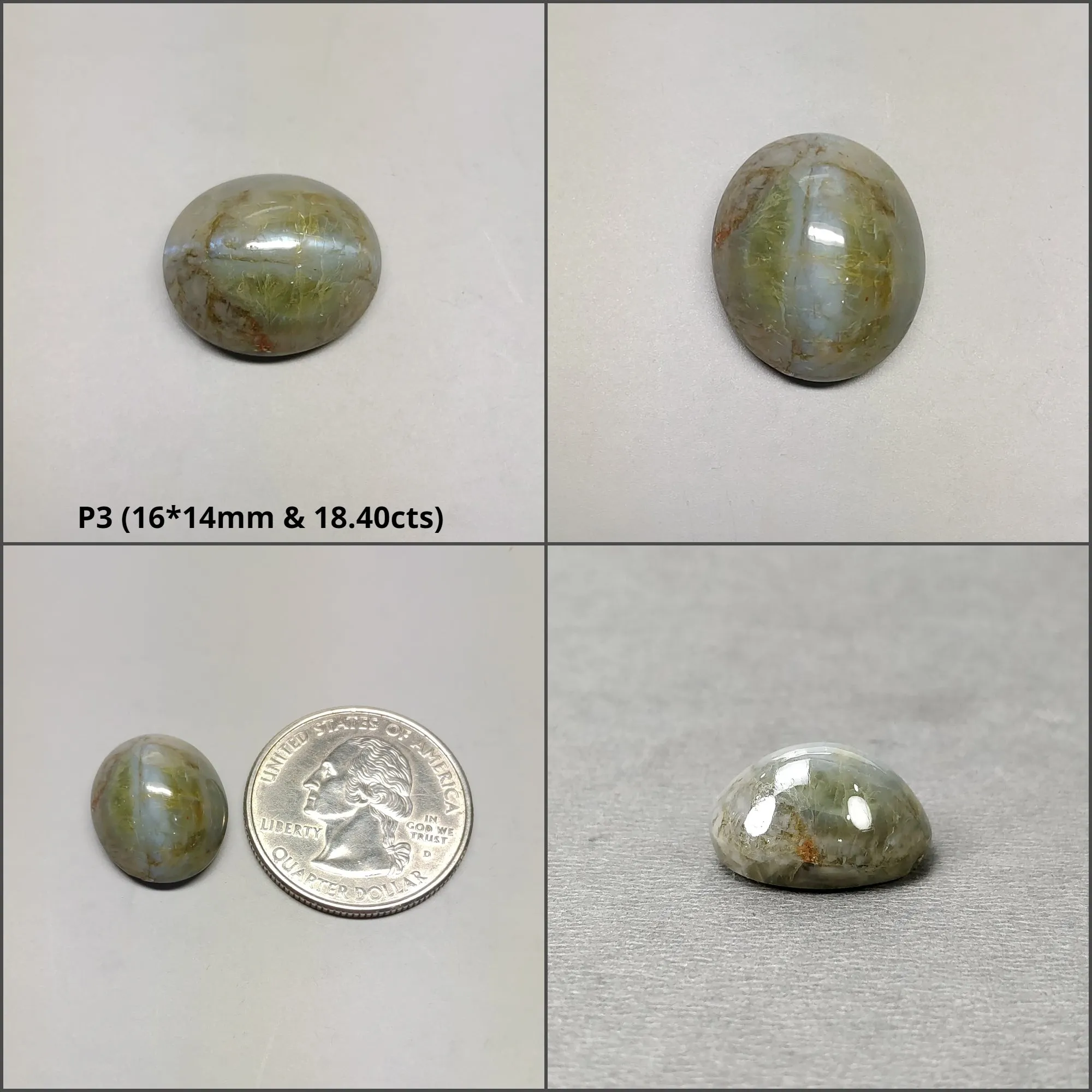 CHRYSOBERYL CAT'S EYE Gemstone Cabochon : Natural Untreated Unheated Cat's Eye Round And Oval Shape 1pcs 2pcs & 3pcs