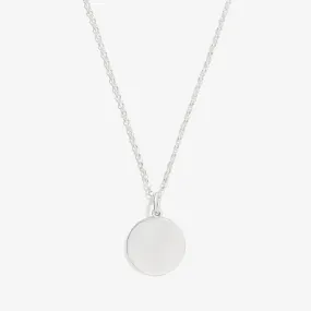 Circle Charm Necklace, 21''