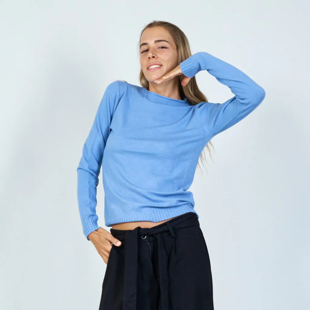 Classic crewneck sweater wholesale