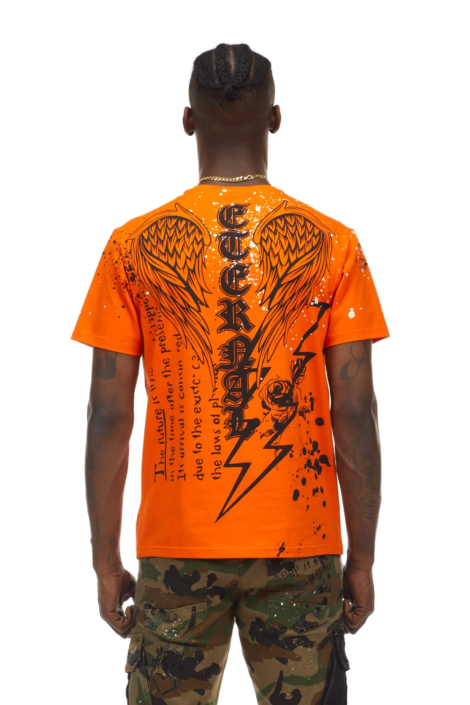 Doodle Fashion Tee - Orange