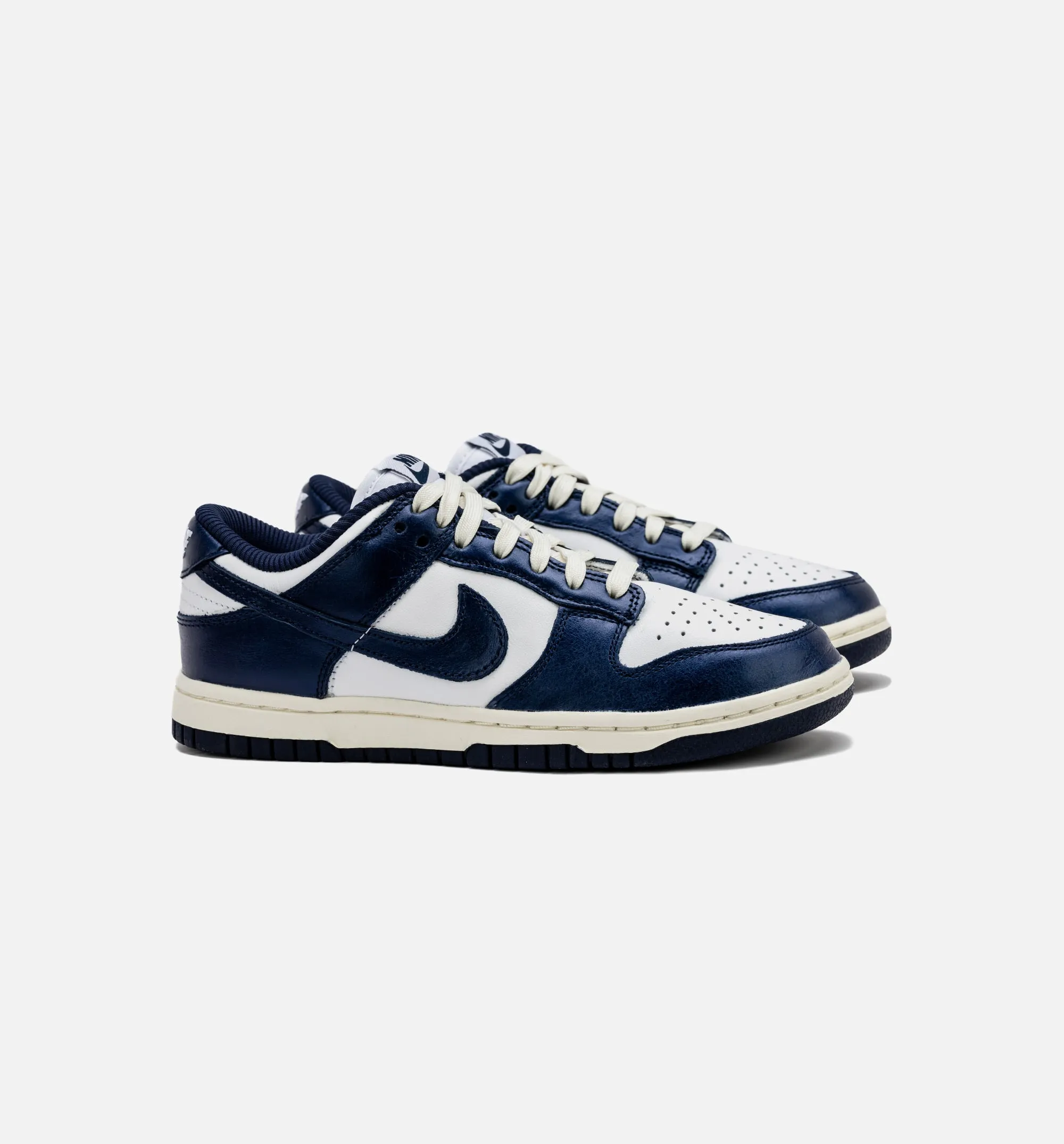 Dunk Low Vintage Navy Womens Lifestyle Shoe - Midnight Navy/Coconut Milk