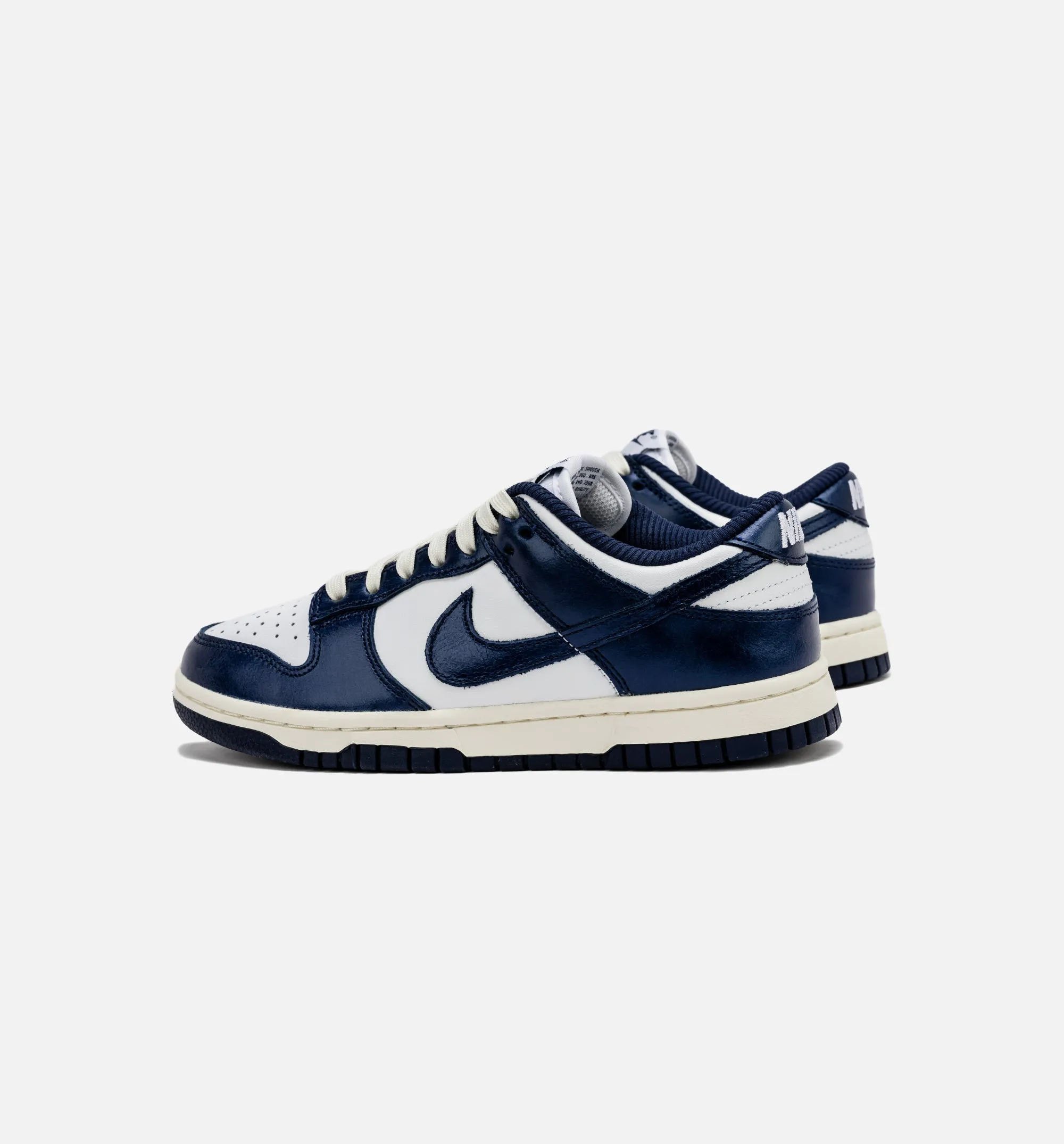 Dunk Low Vintage Navy Womens Lifestyle Shoe - Midnight Navy/Coconut Milk