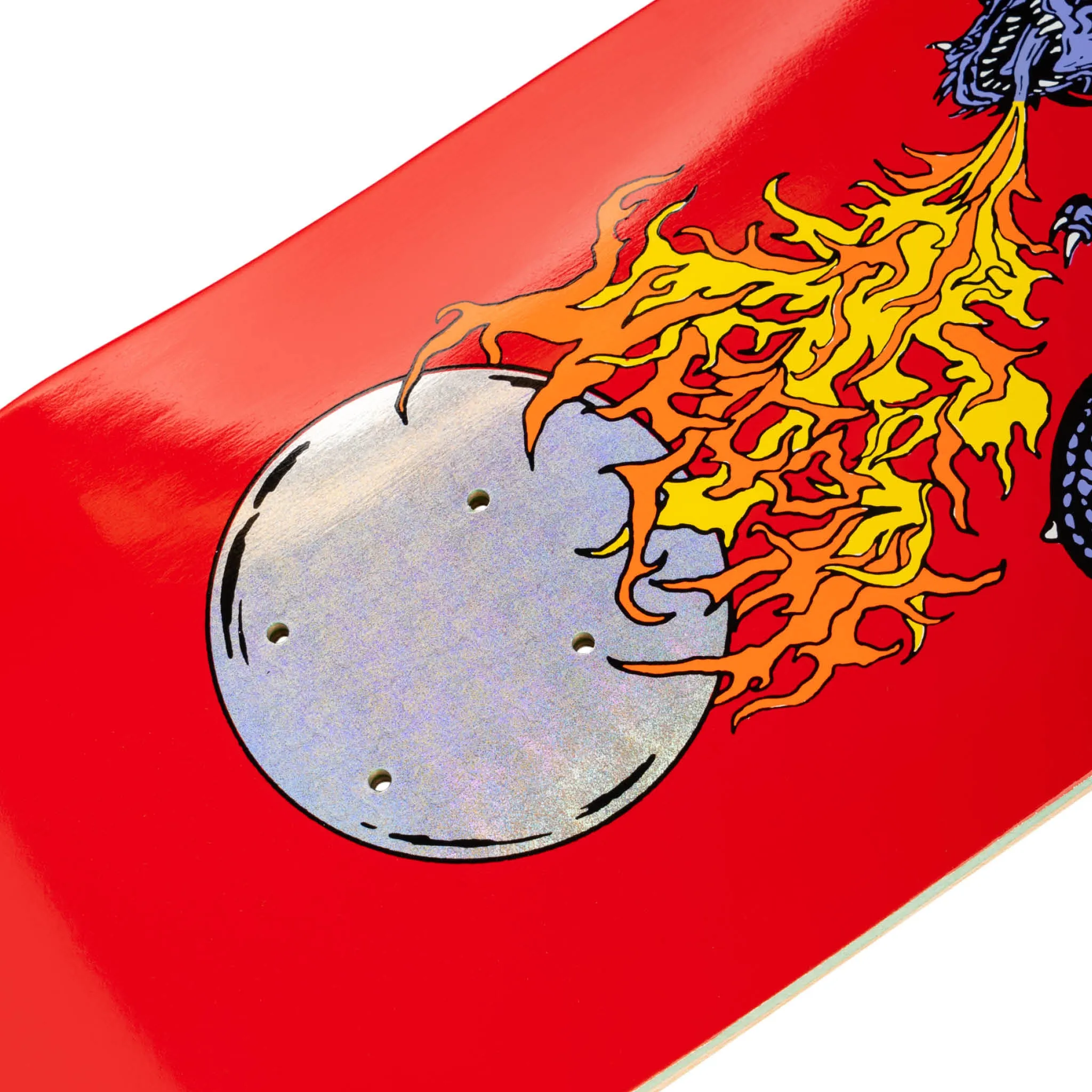 Firebreather on Popsicle - Red/Prism Foil - 8.5"