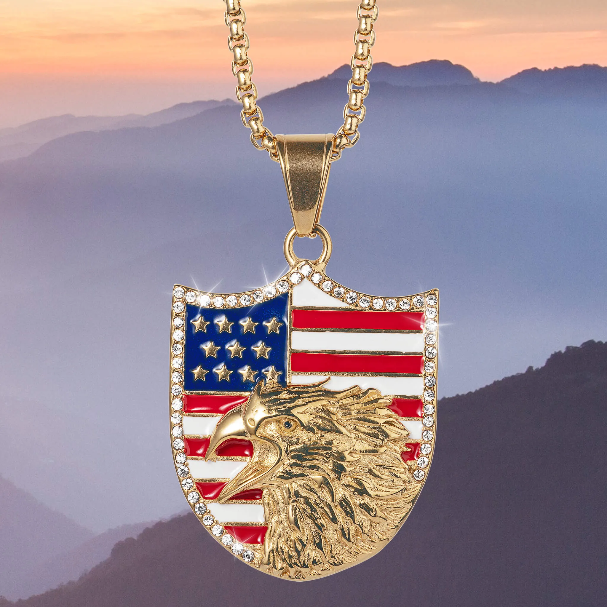 Freedom Shield Pendant