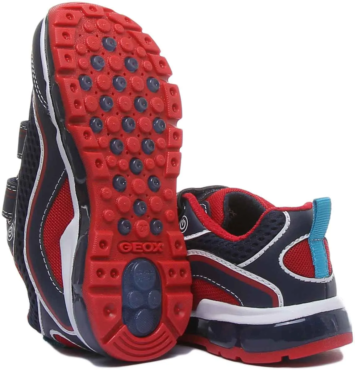 Geox J Android In Navy Red