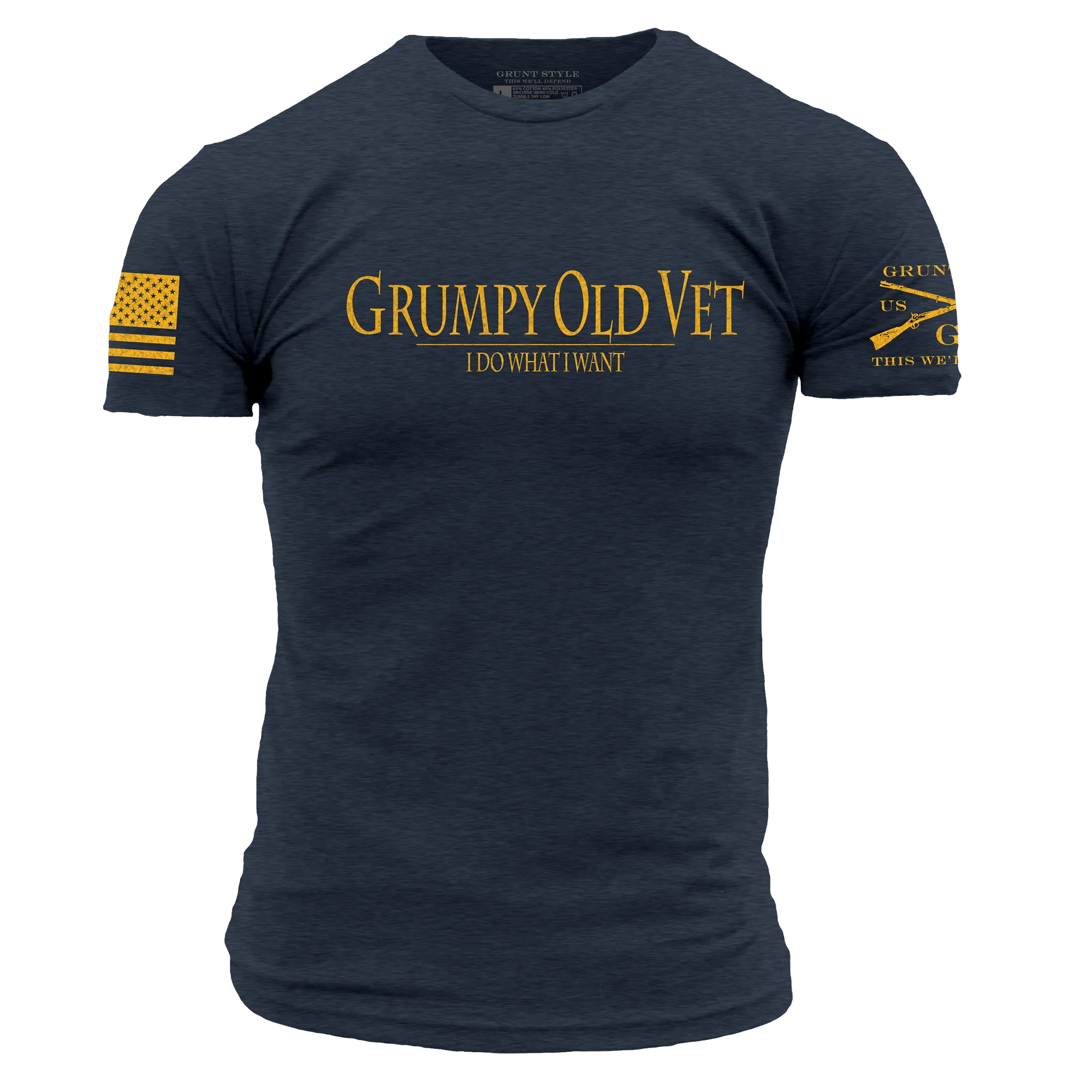 Grumpy Old Vet T-Shirt - Midnight Navy