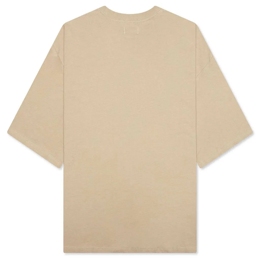 H Stamp Box Tee - Tan