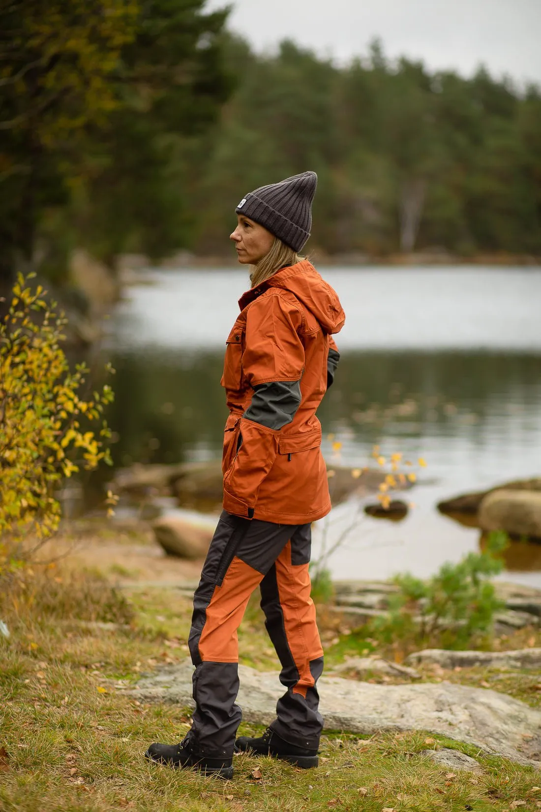 Hybrid Lady Jacket (Burnt Orange)