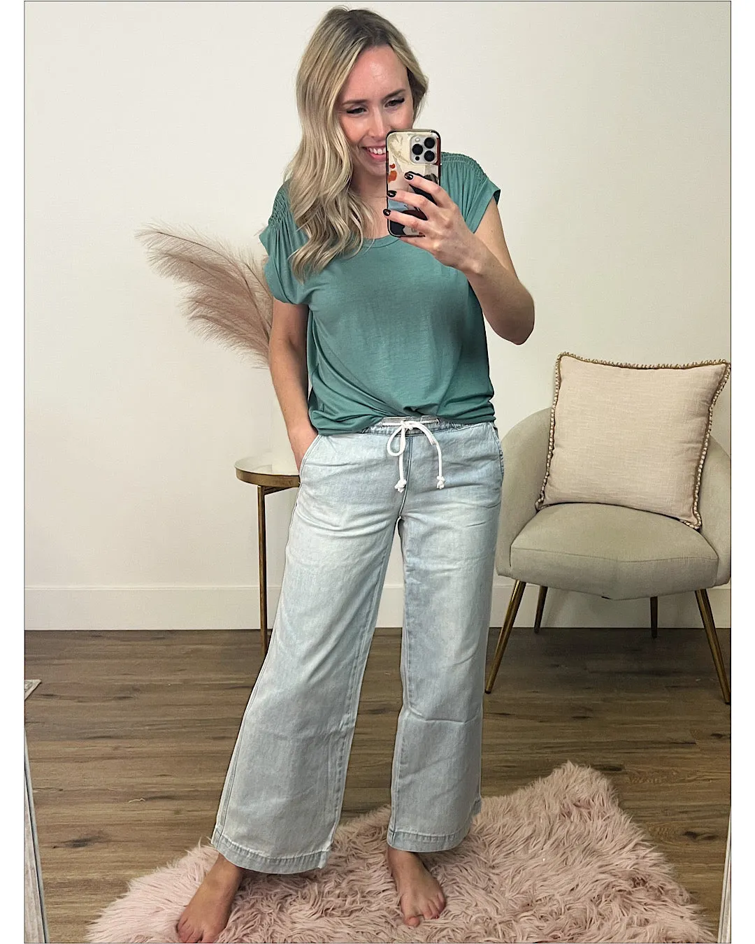 KanCan Charlotte Wide Leg Jeans