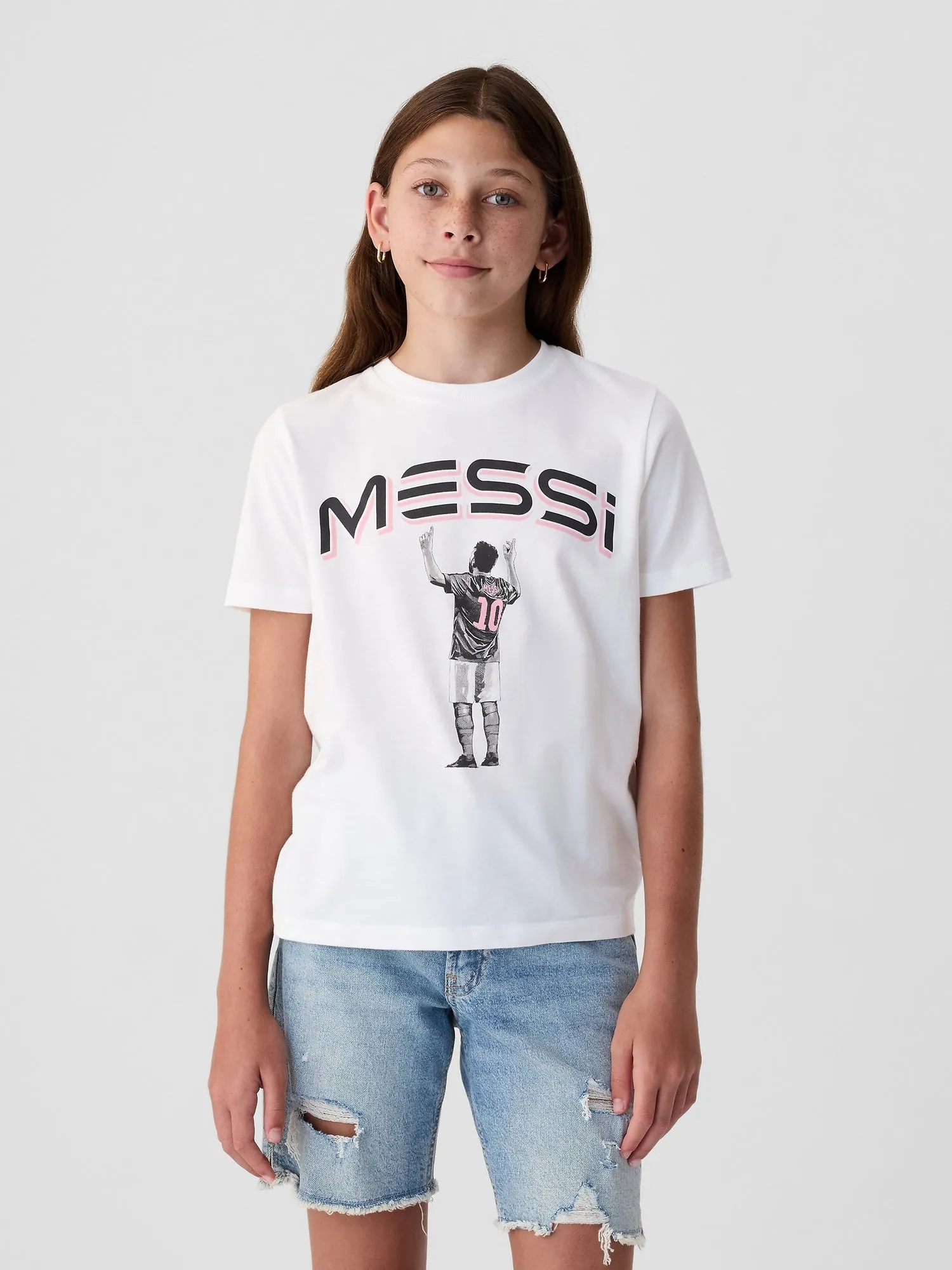 Kids Messi Graphic T-Shirt