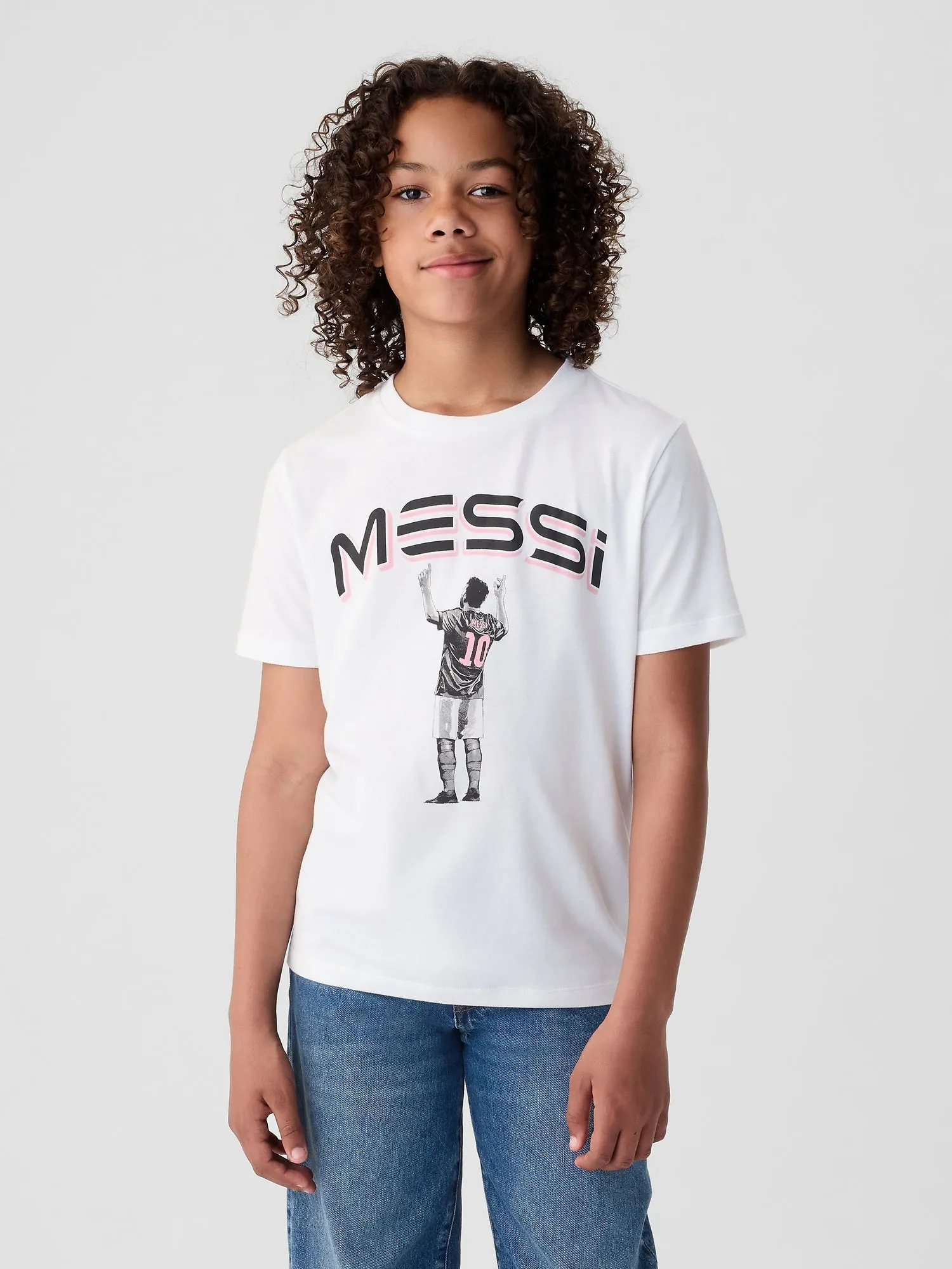 Kids Messi Graphic T-Shirt