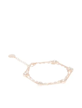 Lettie Fine Layered Stone Bracelet