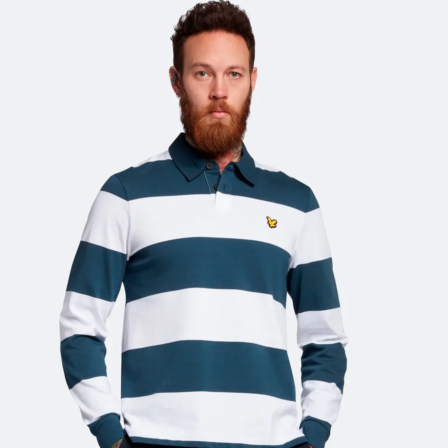 Lyle & Scott Golf Rugby Shirt - Navy