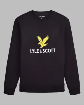 Lyle and Scott Logo Sweatshirt Black