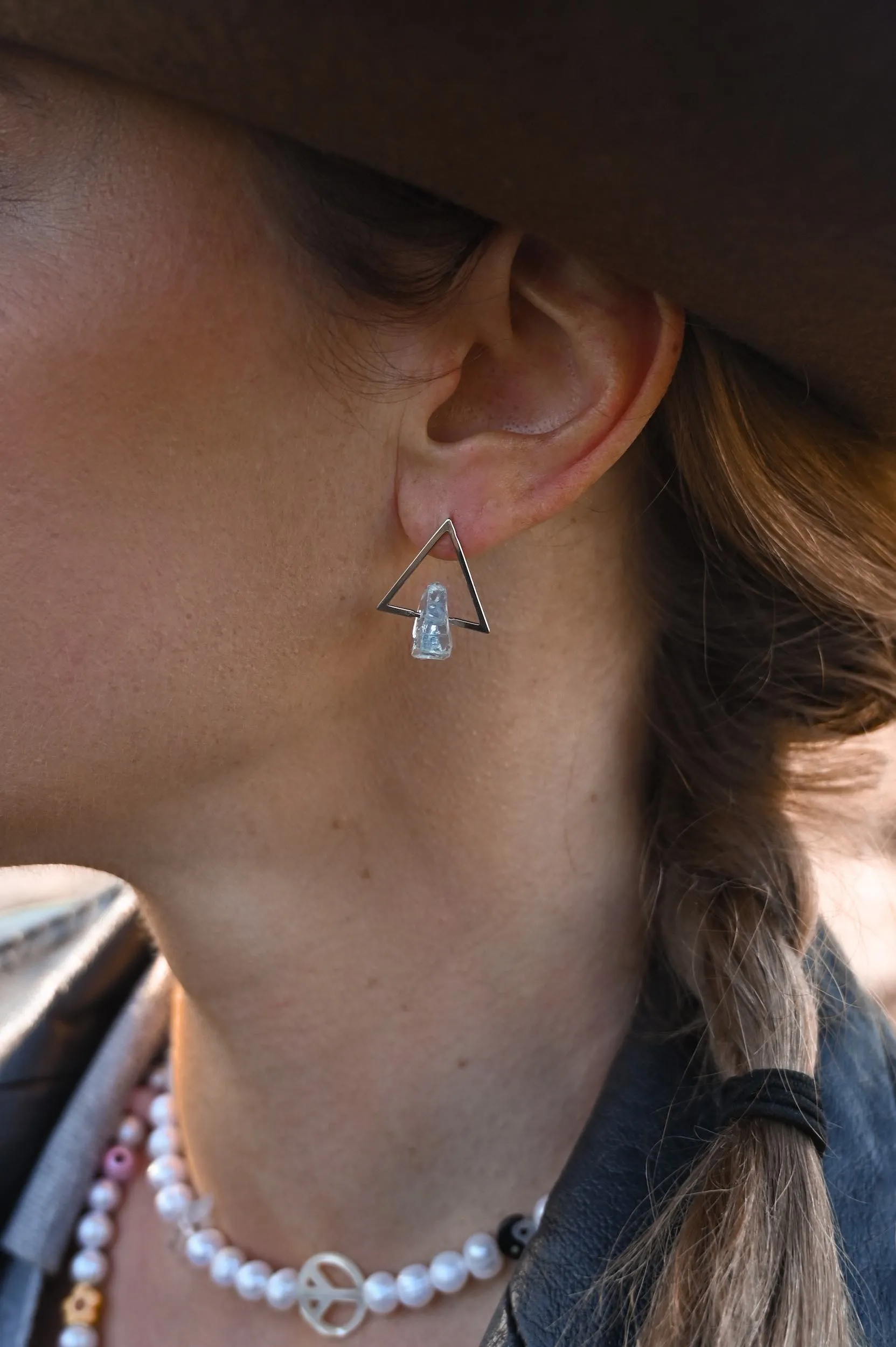 Manifestation Aquamarine Earrings