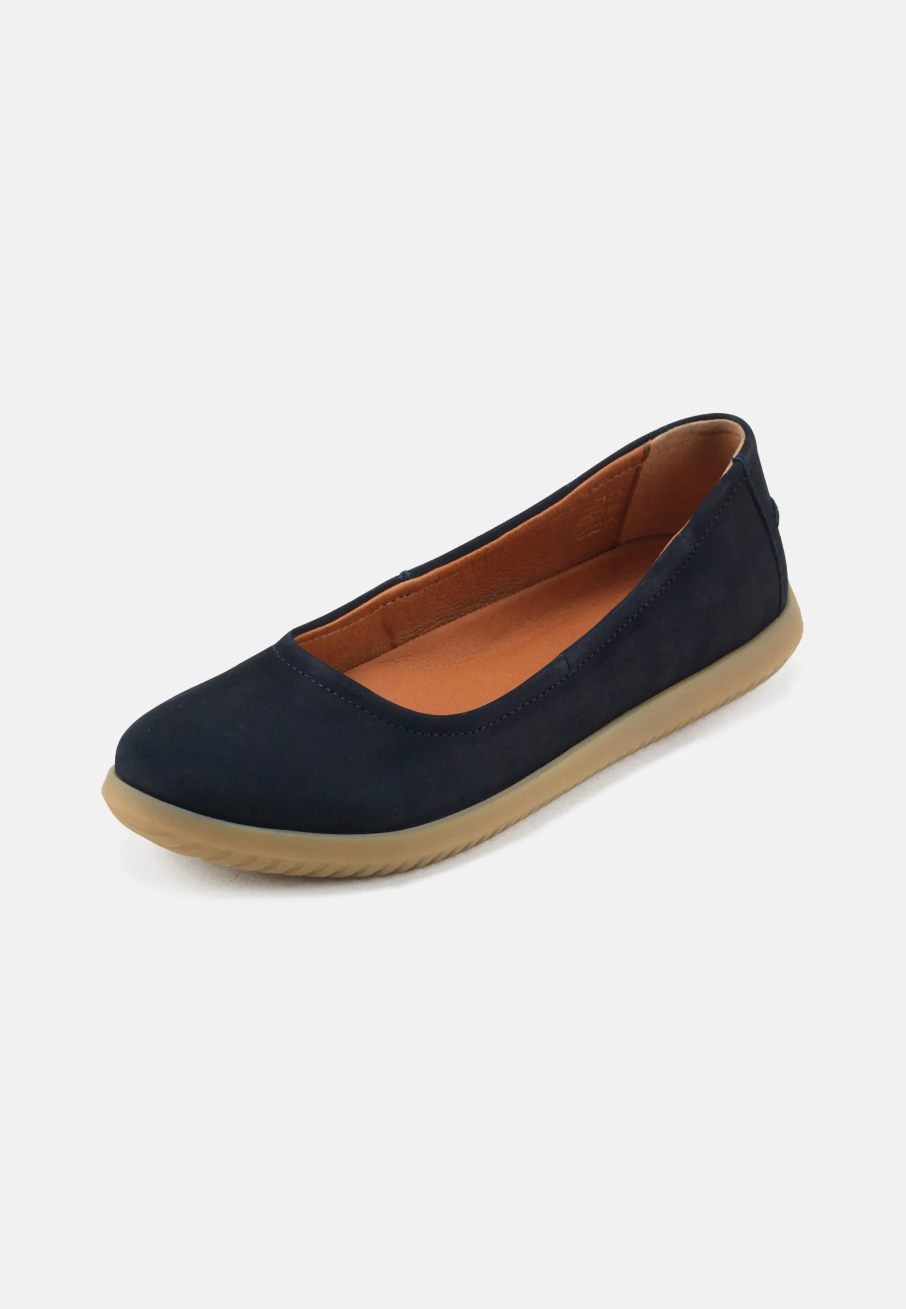 Marie Ballerina Nubuck - Navy