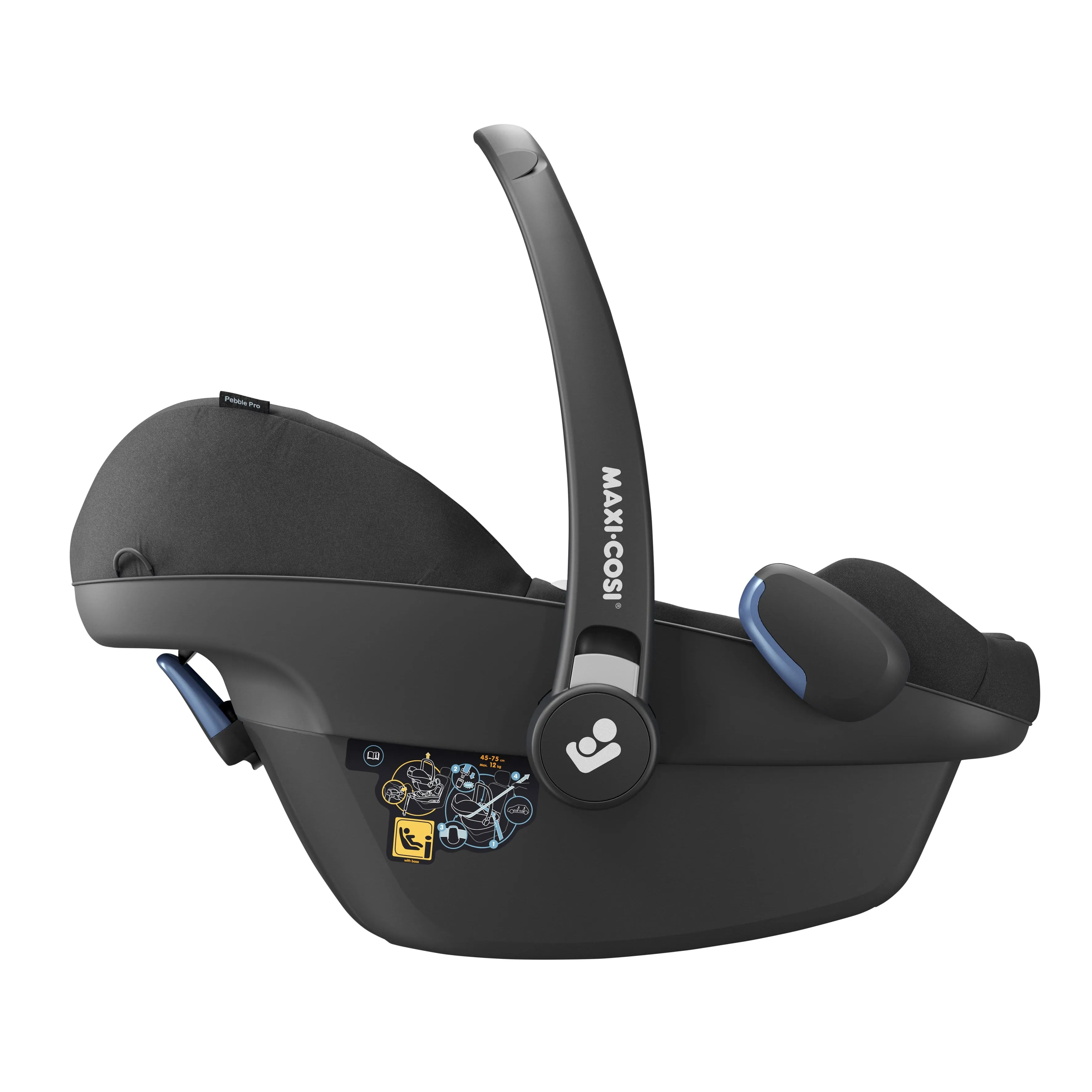 Maxi Cosi Pebble Pro i-Size Carseat - Essential Black