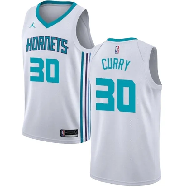 Men's Charlotte Hornets Dell Curry Association Jersey - White