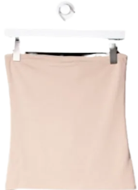 NA-KD Beige Tube Top UK S